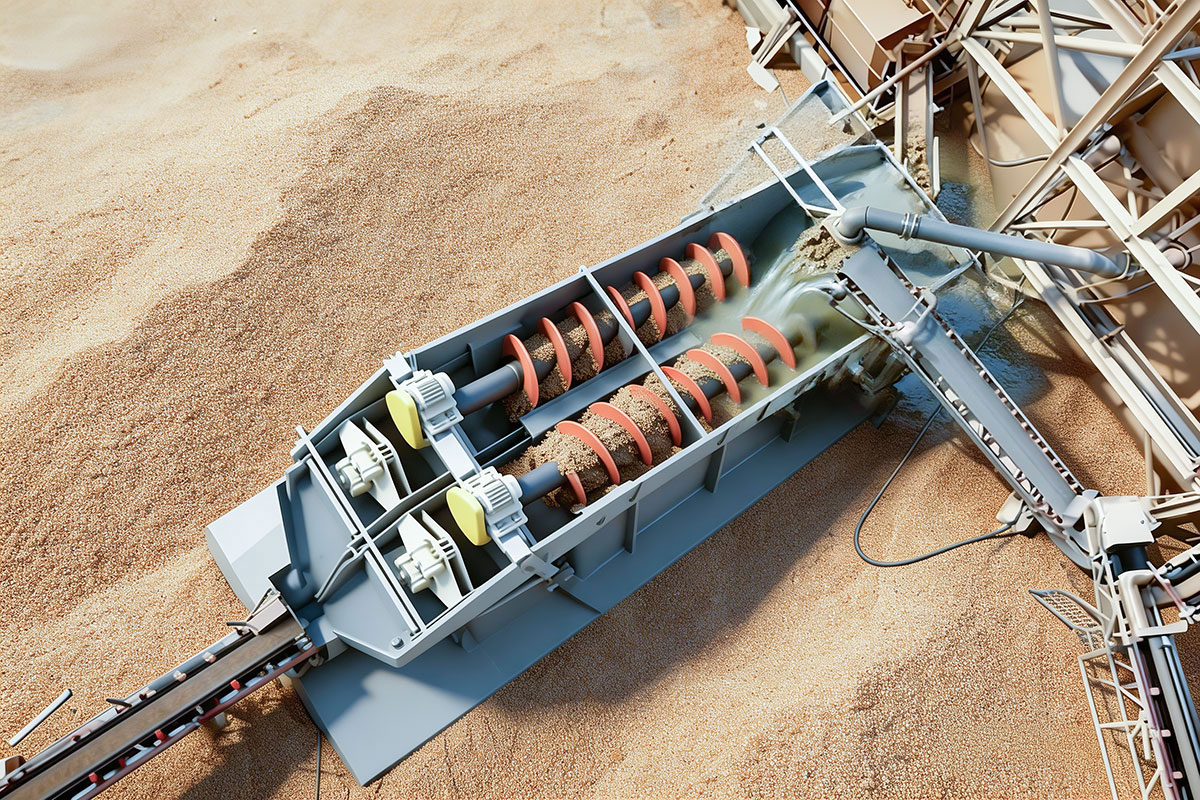 Applications of the Spiral Sand Washing Machine
